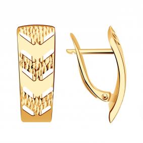 Золотые серьги МАГНАТ МА 011695 МА 011695 фото